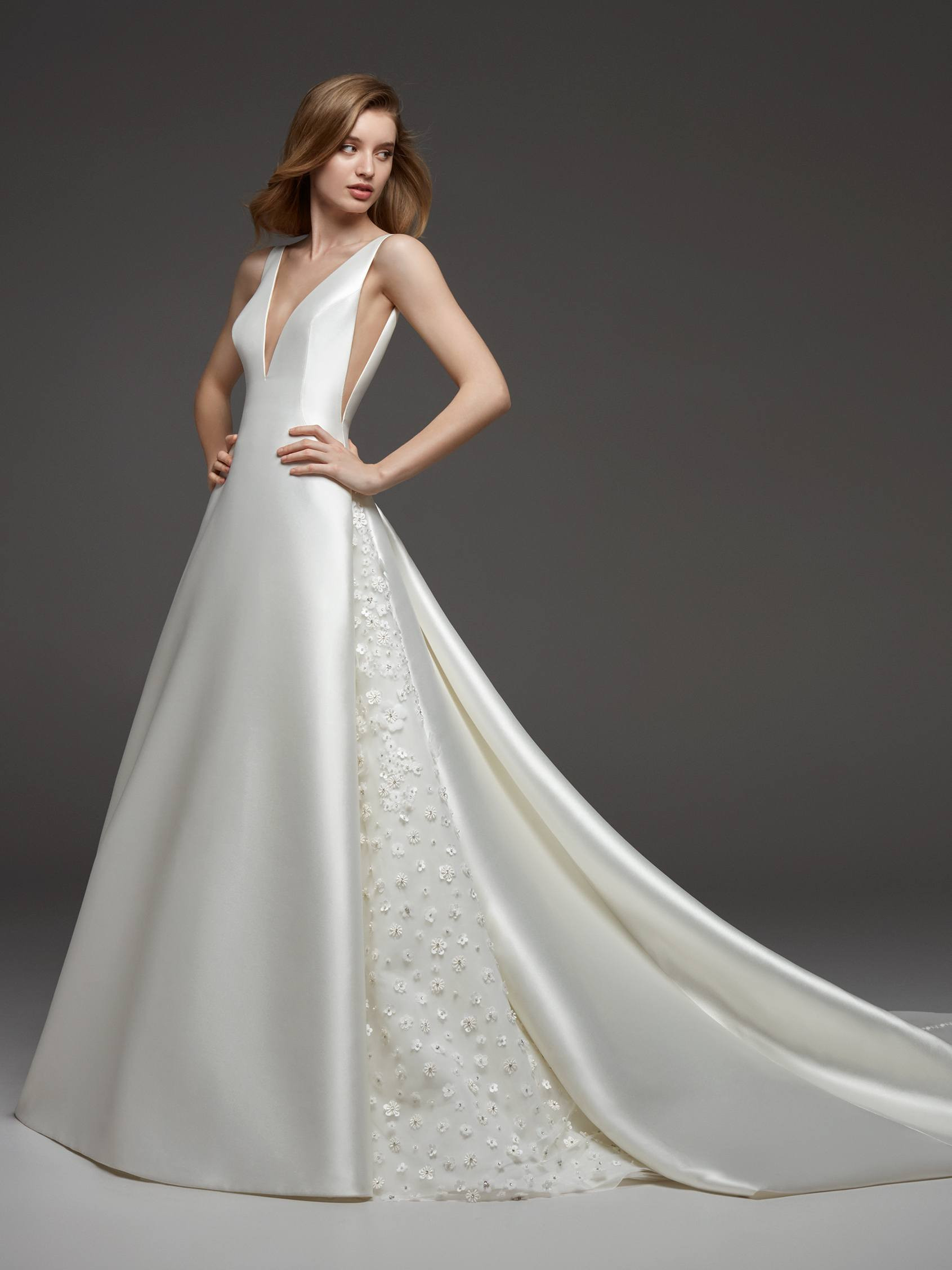 Tipos de blanco para el vestido de novia